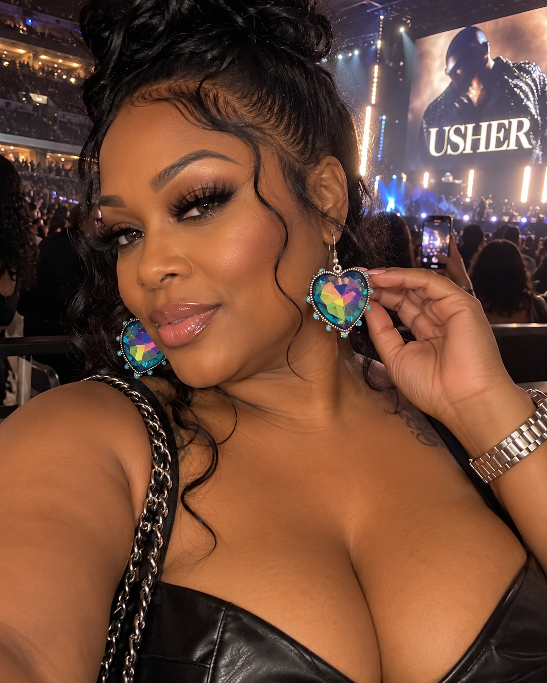 Heart earrings