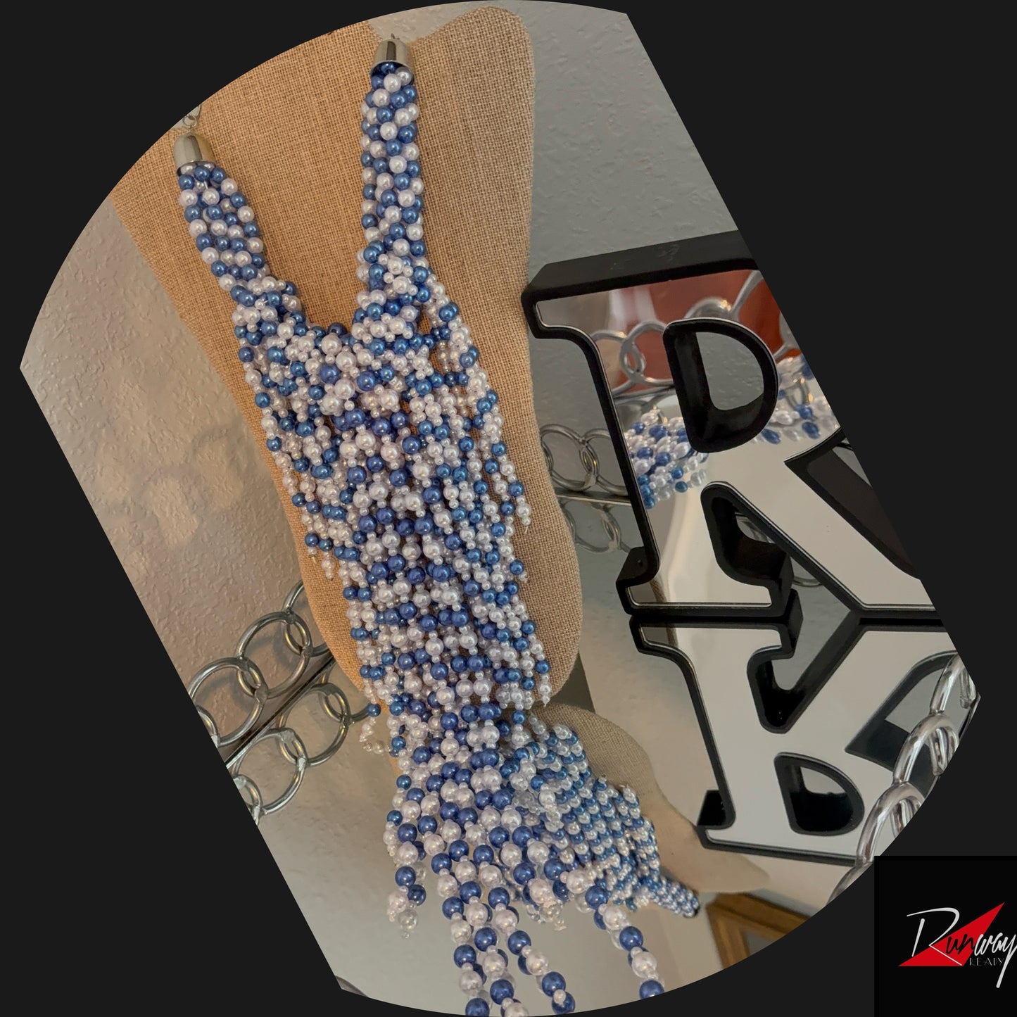 Jazz your denim up necklace